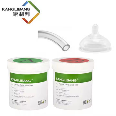 quality Platinum Catalyst Rubber Silicone Curing Agent Transparent Medical Grade OEM factory