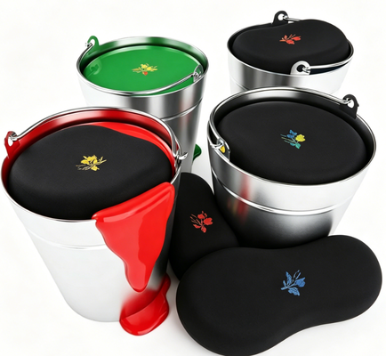 quality Screen Printing Ink for Silicone Goods, Heat Bake Curing, All Pantone Colors, Matched Solvent and Curing Agent factory